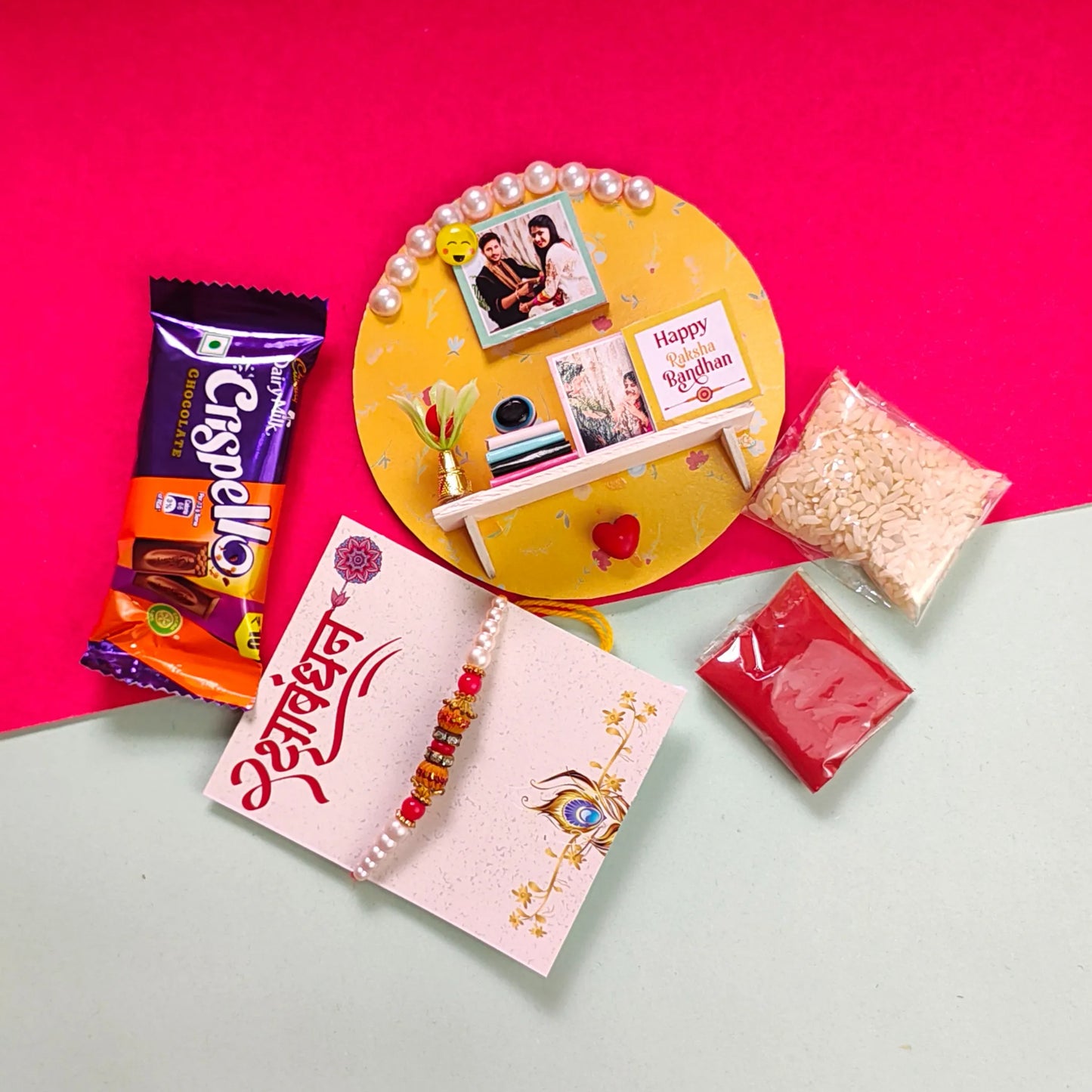 Rakhi Miniature Hamper Round