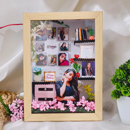 Memo Box – Personalized Mini 3D Birthday Frame - Yaadric