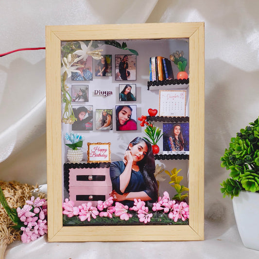 Memo Box – Personalized Mini 3D Birthday Frame - Yaadric