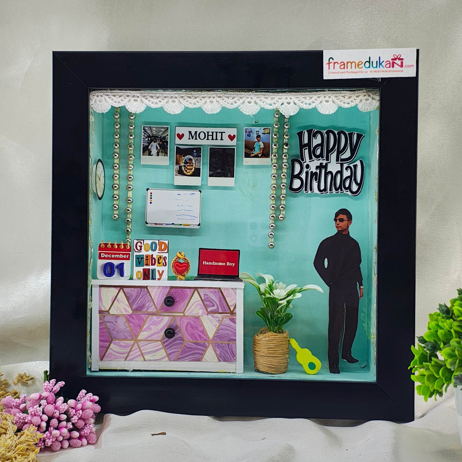 Memo Box – 3D Frame for Boys - Yaadric