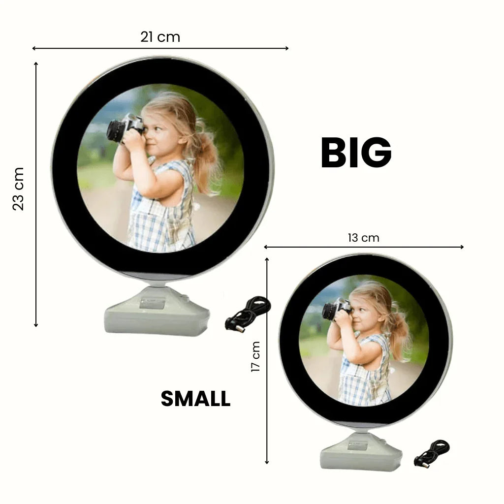 Magic Mirror Photo Frame – Personalized - Yaadric