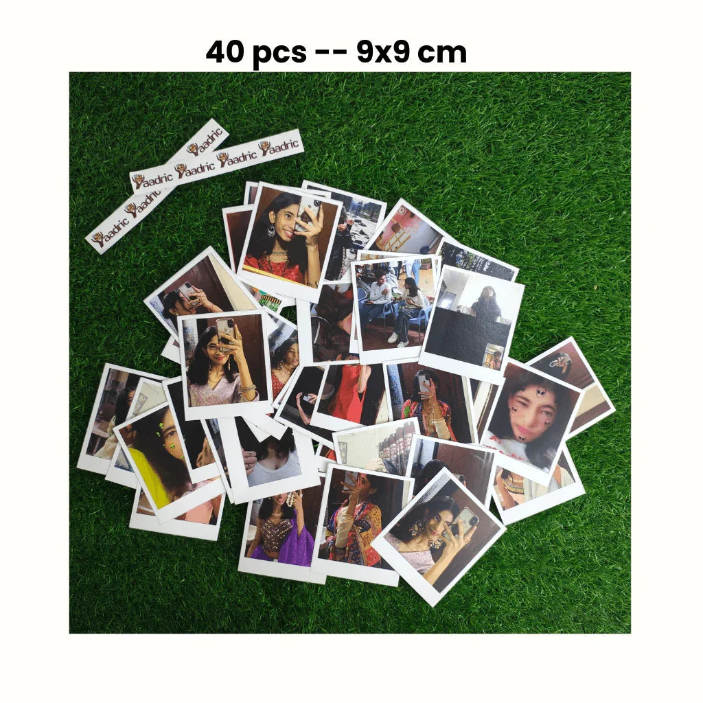 Yaadroid – Custom Polaroid-Style Memory Cards (Set of 12/20/40) - Yaadric