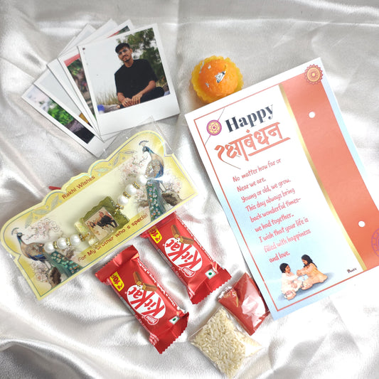 Resin Photo Rakhi Hamper