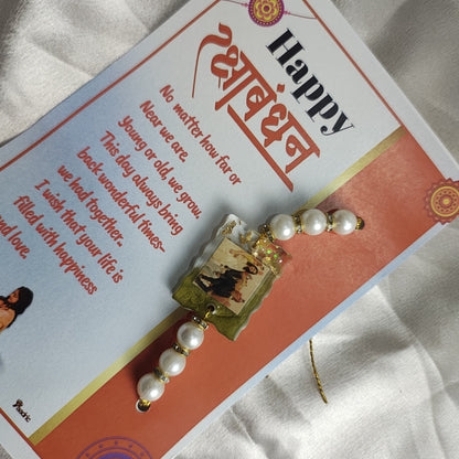 Resin Photo Rakhi Hamper